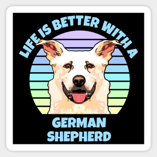 Life is Better with a German Shepherd Sticker